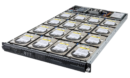 STOR-1U-16HDD · 1U · 16 HDD · 320 ТБ raw
